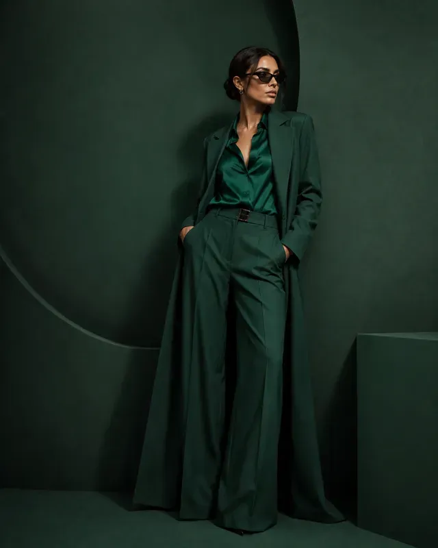 Monochromatic Fashion Editorials