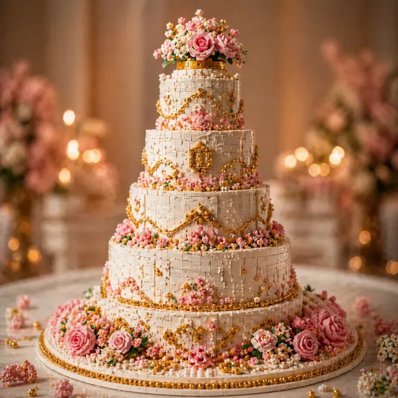 Lego Gourmet Food Photography 8K