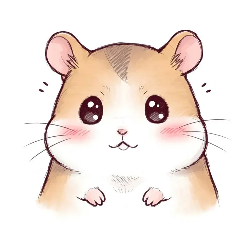 Kawaii Chibi Animal Sketch Sets