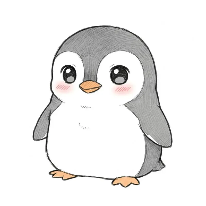 Kawaii Chibi Animal Sketch Sets