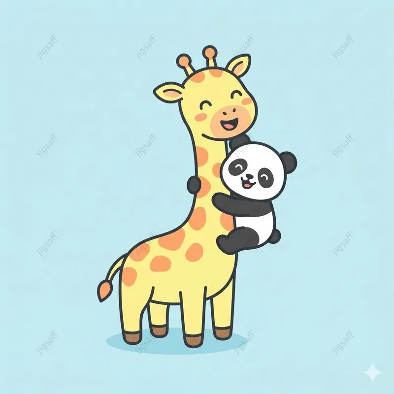 Kawaii Animal Vector Illustrations