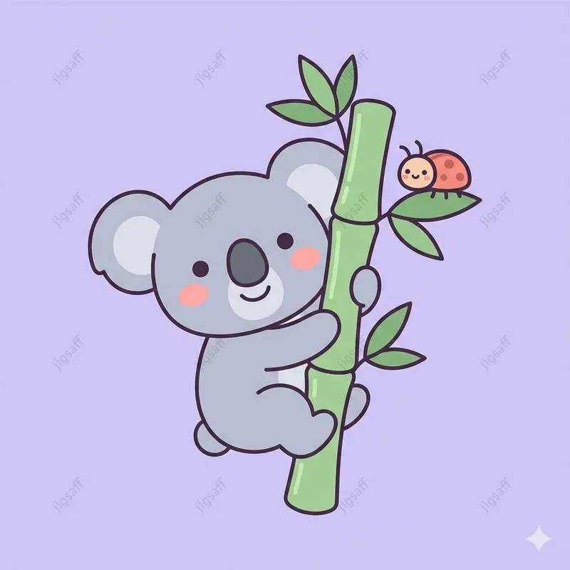 Kawaii Animal Vector Illustrations