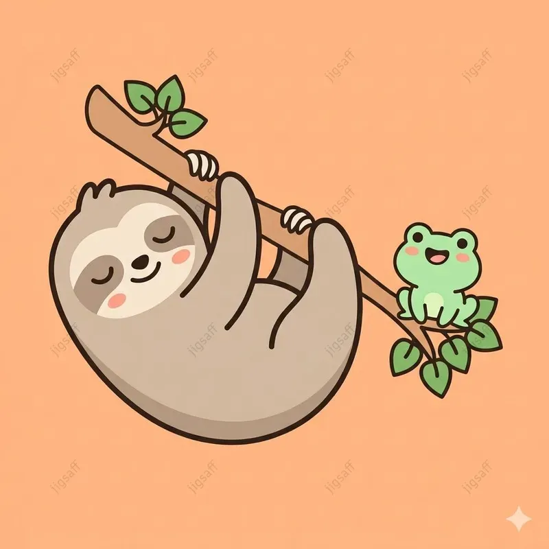Kawaii Animal Vector Illustrations
