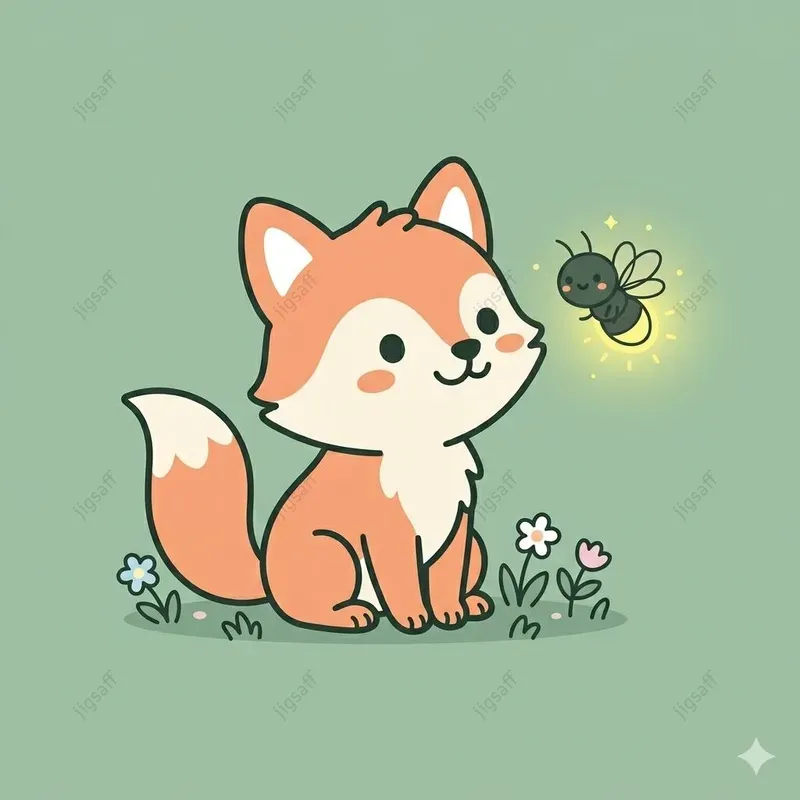 Kawaii Animal Vector Illustrations