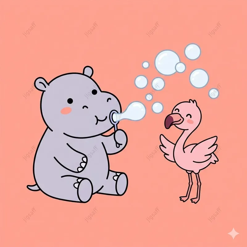 Kawaii Animal Vector Illustrations
