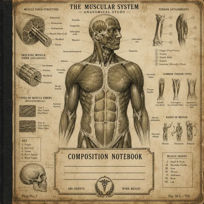 Vintage Anatomy Notebook Cover Designs