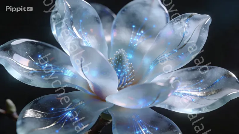 Cybernetic Flora 3D Wallpapers