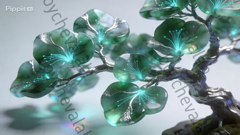 Cybernetic Flora 3D Wallpapers