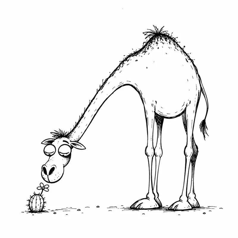 Whimsical Longneck Doodles