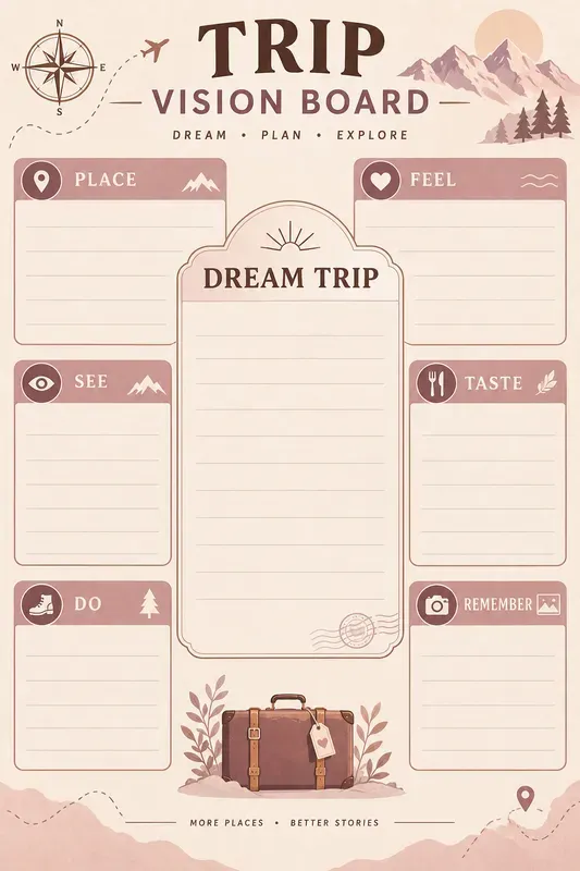 Travel Bucket List Journals