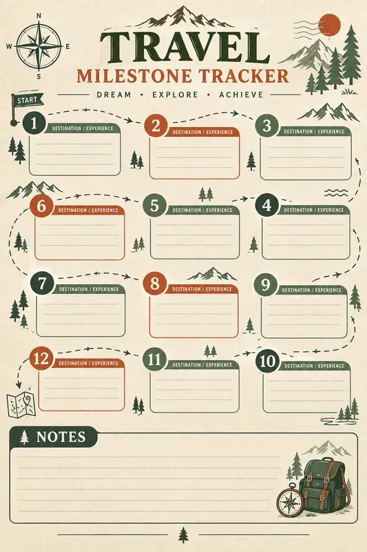 Travel Bucket List Journals