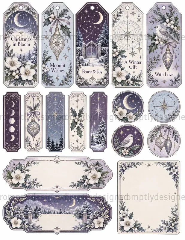 Celestial Christmas Ephemera