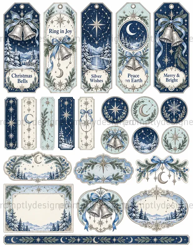 Celestial Christmas Ephemera