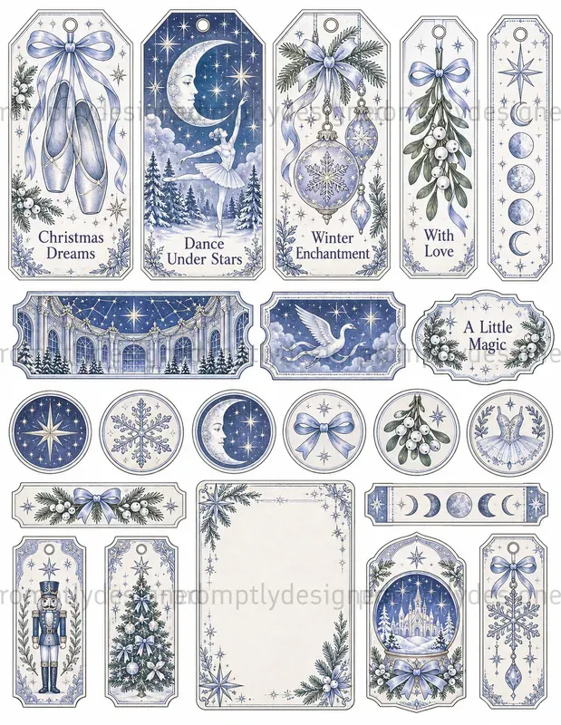 Celestial Christmas Ephemera