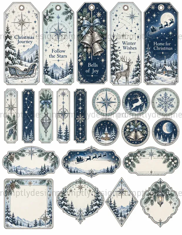 Celestial Christmas Ephemera