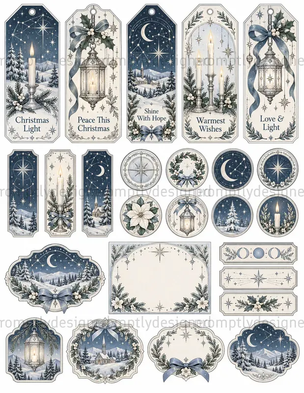 Celestial Christmas Ephemera