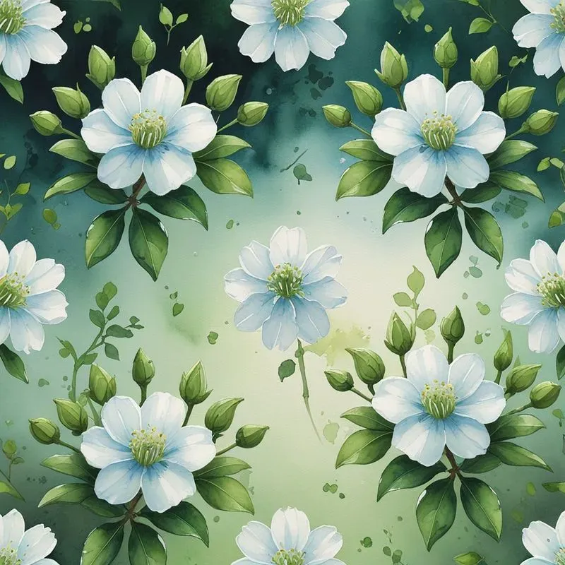 Repeating Flowers