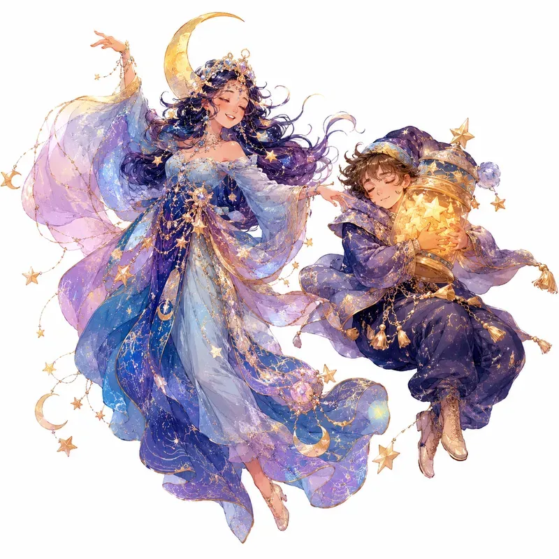 Whimsical Dancing Couples Art Packs