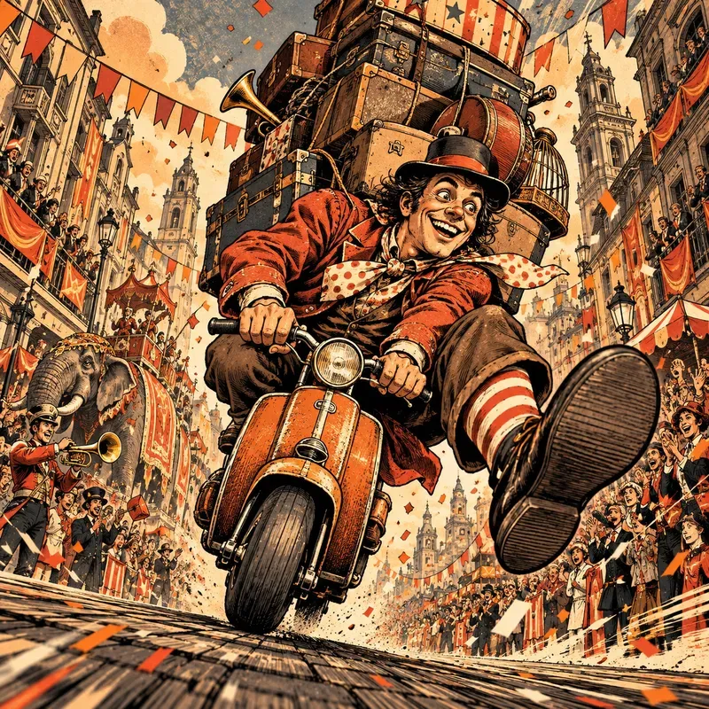 Dynamic Vintage Comic Urban Adventures