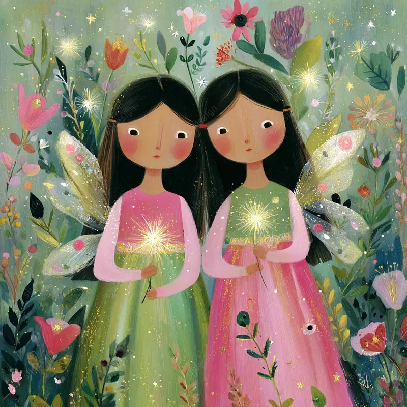 Whimsical Storybook Garden Art