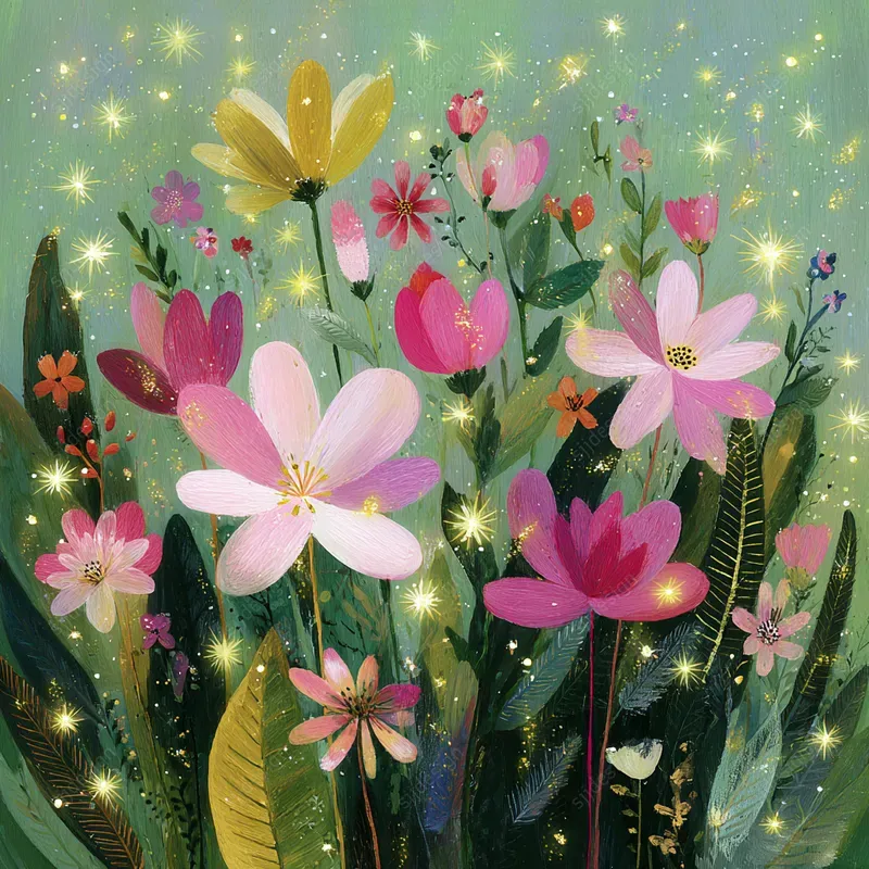 Whimsical Storybook Garden Art