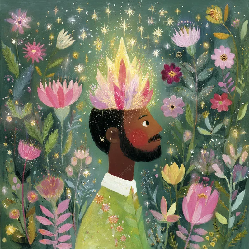 Whimsical Storybook Garden Art