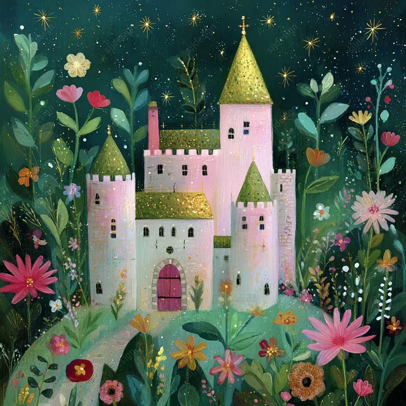 Whimsical Storybook Garden Art