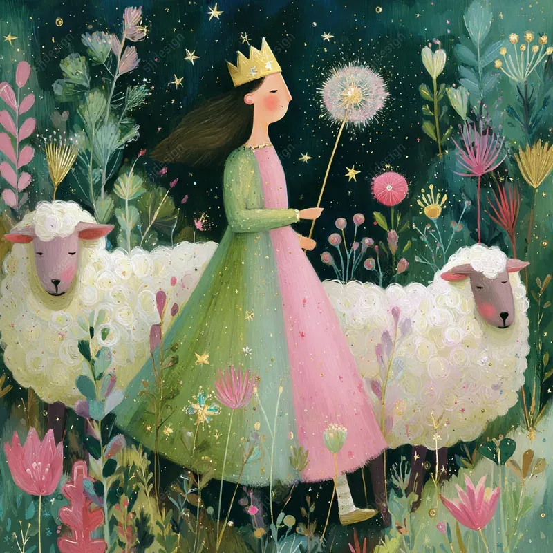 Whimsical Storybook Garden Art