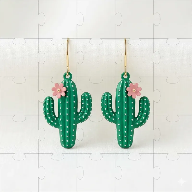 Playful Shaped Earring Photography