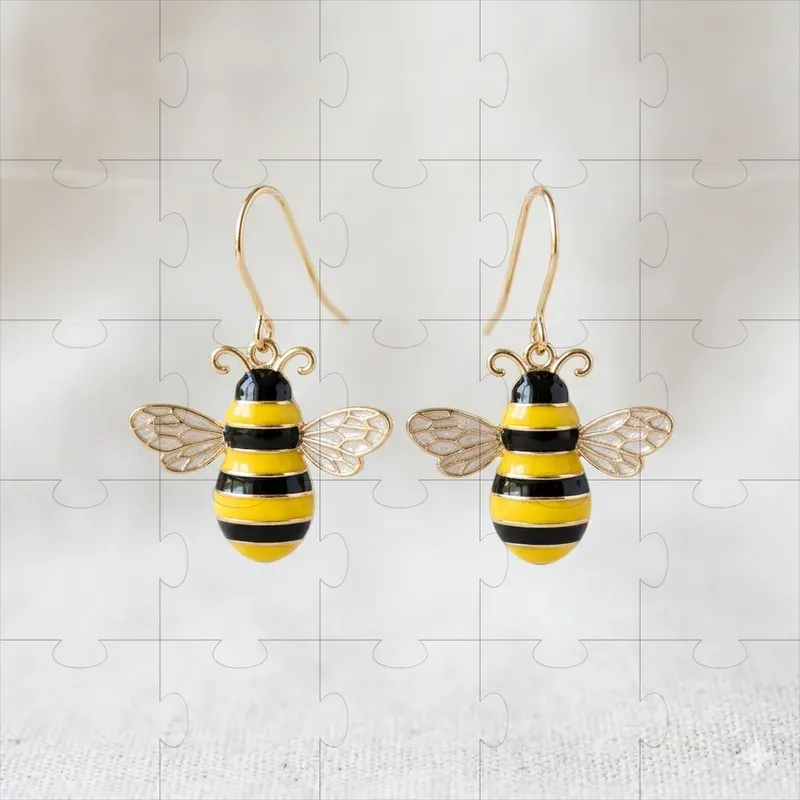 Playful Shaped Earring Photography