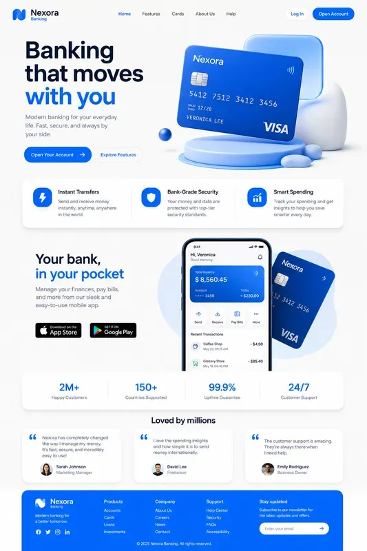 Premium UIux Website Landing Pages Pro