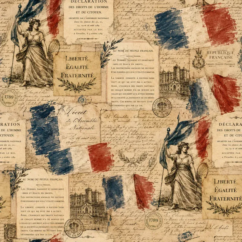Vintage Heritage Flag Patterns