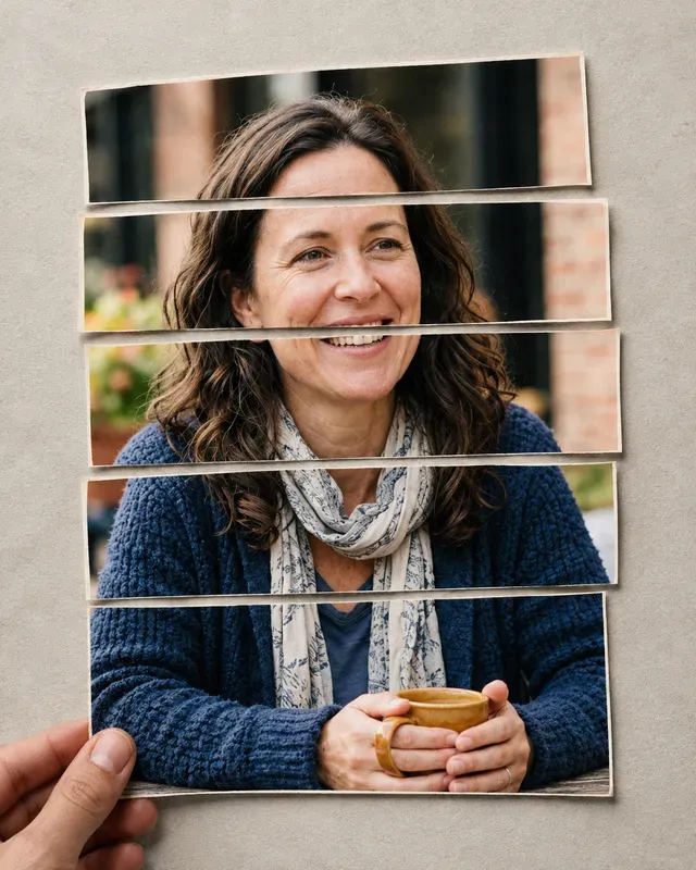 Portrait Slice Effect Generator