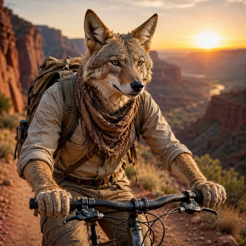 Whimsical Adventure Animal Portraits