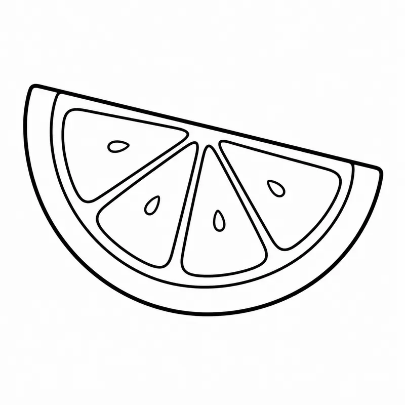 Cute Fruit Coloring Pages