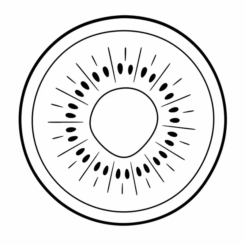 Cute Fruit Coloring Pages