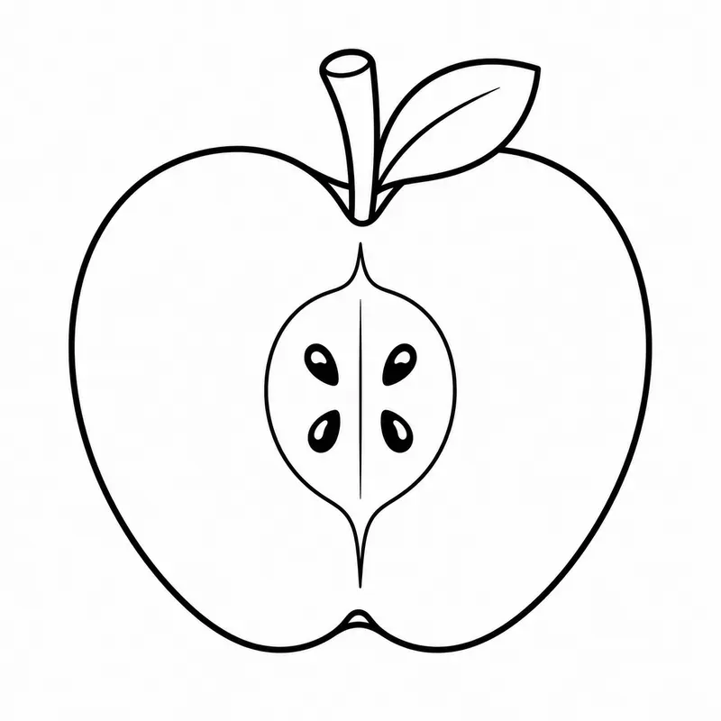 Cute Fruit Coloring Pages