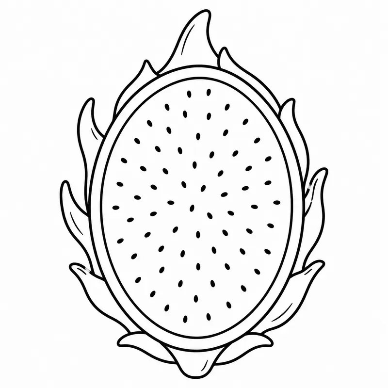 Cute Fruit Coloring Pages