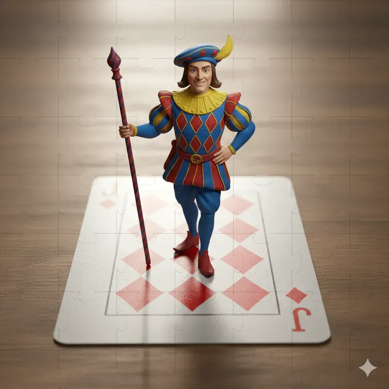 3D Playing Card Characters