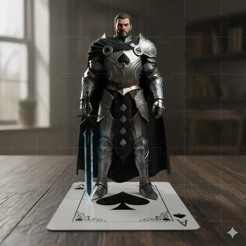 3D Playing Card Characters
