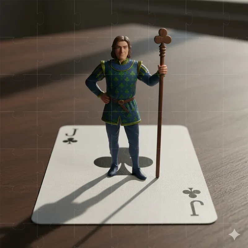 3D Playing Card Characters