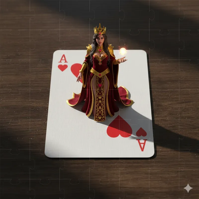 3D Playing Card Characters