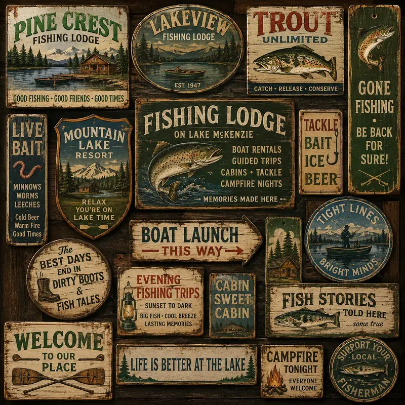 Retro Americana Sign Collections
