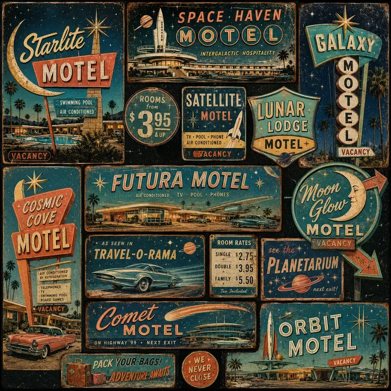 Retro Americana Sign Collections