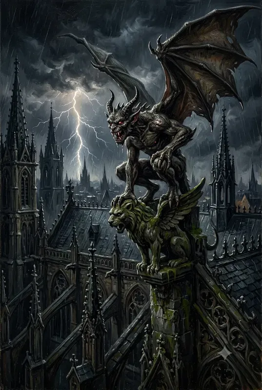 Gothic Dark Fantasy Oil Paintings