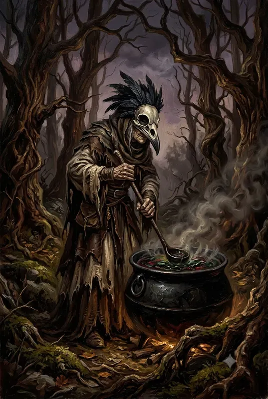 Gothic Dark Fantasy Oil Paintings