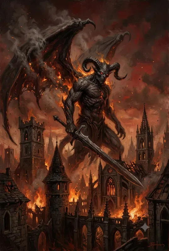 Gothic Dark Fantasy Oil Paintings