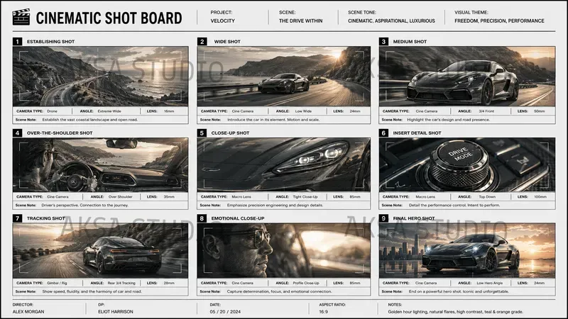 Cinematic Shot Board Creator Pros