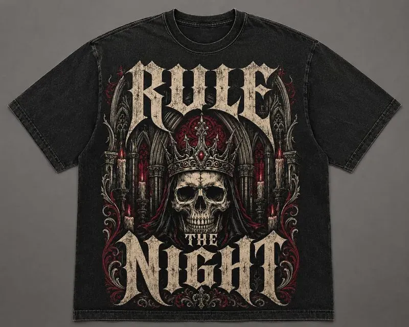 Gothic Streetwear Skull Generator