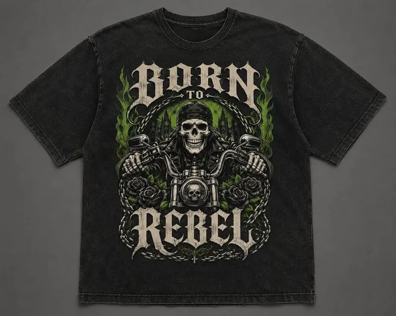 Gothic Streetwear Skull Generator